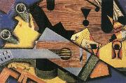 Juan Gris The still lief having Guitar painting